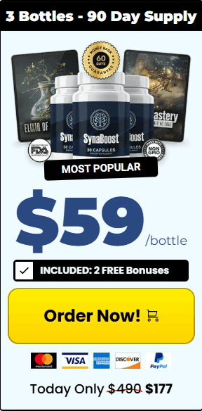 SynaBoost price 3 bottle